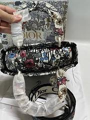 DIOR LADY  130515D embroidery  24x20x11cm  - 5