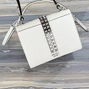 PRADA Hand bag 1BA179 White 26x19x11cm - 5