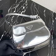 PRADA Shoulder bag 1BD311 Silver white 23x18x2.5cm - 5