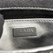 PRADA Shoulder bag 1BD311 Silver white 23x18x2.5cm - 4