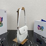 PRADA Shoulder bag 1BD311 White 23x18x2.5cm - 4