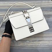 PRADA Hand bag 1BA179 White 26x19x11cm - 1