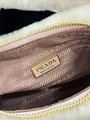 Prada crossbody Fluffy pink bag 22*18*6cm - 2