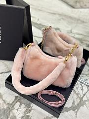 Prada crossbody Fluffy pink bag 22*18*6cm - 6