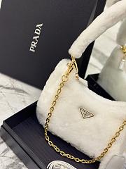 Prada crossbody Fluffy white bag 22*18*6cm - 5