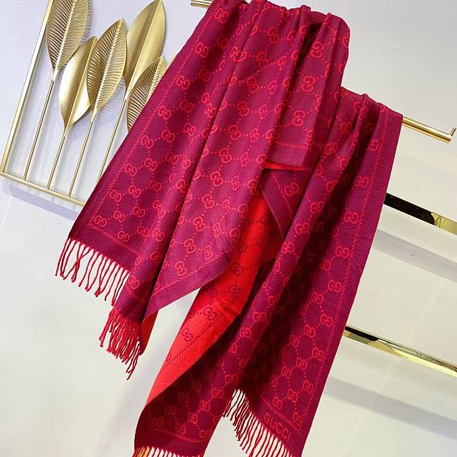 Gucci scarf  red 6 - 1