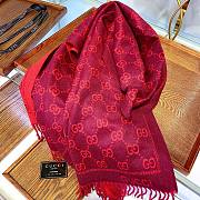 Gucci scarf  red 6 - 5