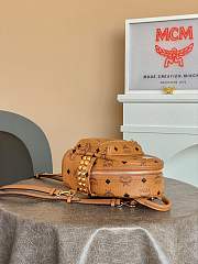 MCM packbag brown 21*10*17.5CM - 5