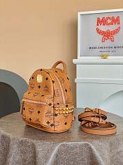 MCM packbag brown 21*10*17.5CM - 2