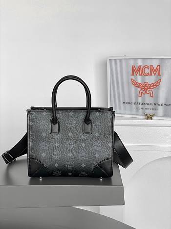 MCM Munchen Visetos  black 24*11*19CM