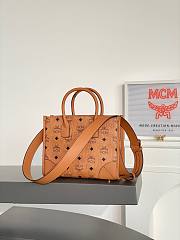 MCM Munchen Visetos brown 24*11*19CM - 4