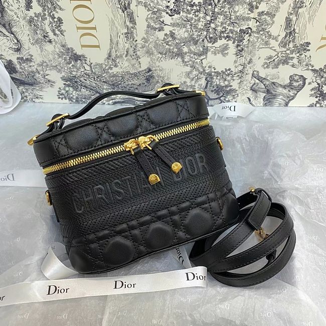 Dior Travel bag 130518A Black 18.5x13x10.5cm - 1