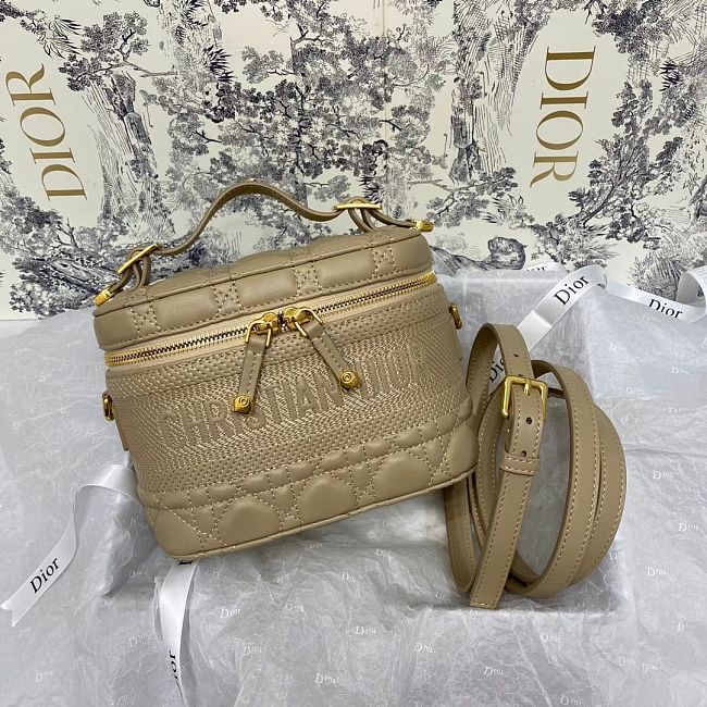 Dior Travel bag 130518A Khaki 18.5x13x10.5cm - 1