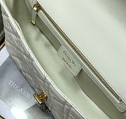 DIOR CARO BAG M9243U  white 28x17x9cm - 5