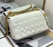 DIOR CARO BAG M9243U  white 28x17x9cm - 3