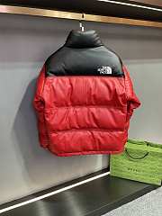 The north face down jacket red - 2