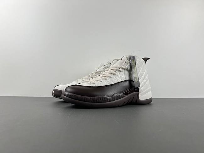  Air Jordan 12 White/Baroque Brown-Sail   FZ5026-100 - 1