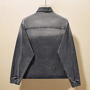 PRADA gray denim jacket - 3