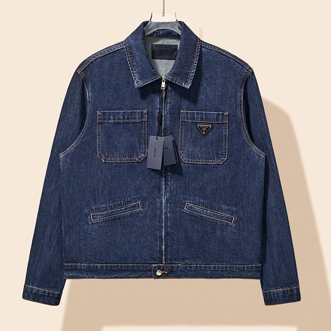 PRADA Blue denim jacket - 1