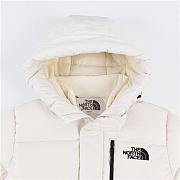 The north face long  down jacket white FG00460 - 5