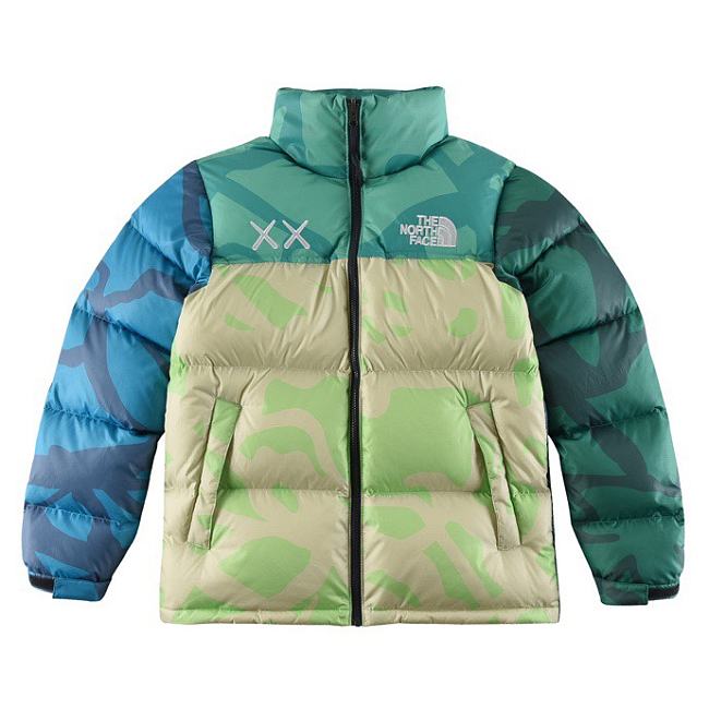 The north face down jacket green FG00340 - 1