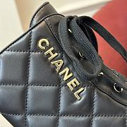 Chanel calfskin black short boots - 3