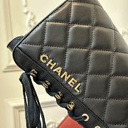 Chanel calfskin black long boots - 3