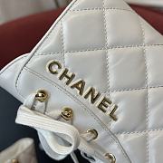  Chanel calfskin white short boots - 5