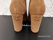 Chanel brown  high heel long boots - 2