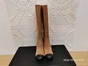 Chanel brown  high heel long boots - 3