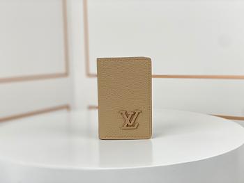 LV  apricot wallet  M81730 7*11*1CM