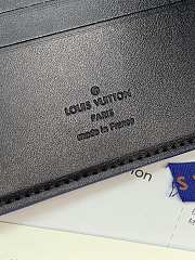 LV men's  dark blue wallet  11.5*9*7.5CM - 4