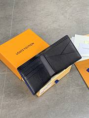 LV men's  dark blue wallet  11.5*9*7.5CM - 3