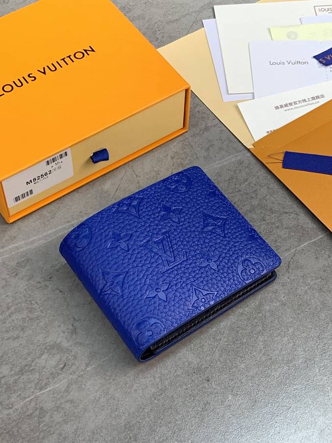 LV men's  dark blue wallet  11.5*9*7.5CM - 1