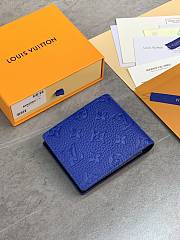 LV men's  dark blue wallet  11.5*9*7.5CM - 2