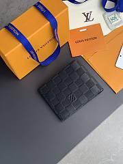 LV N63124 men's black wallet 11.5*9cm - 6