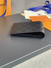 LV N63124 men's black wallet 11.5*9cm - 3