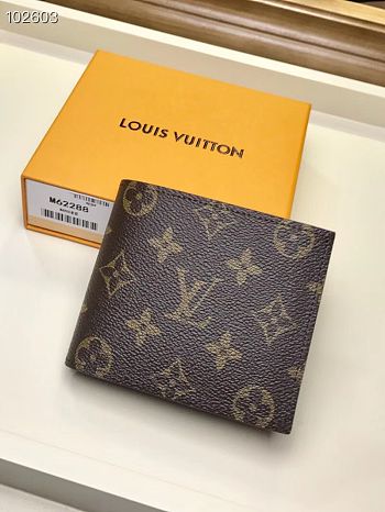 LV MARCO brown pattern  WALLET N63336