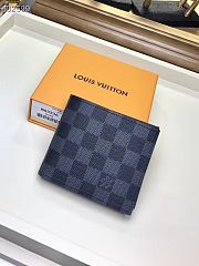 LV MARCO  black  plaid WALLET N63336 - 3