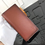 LV OMBRE BRAZZA dark brown Wallet M61195  10x19cm - 1