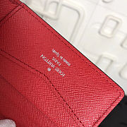 LV X  Supreme MULTIPLE  red  Wallet M60662 - 2