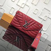 LV NEW WAVE LONG red  Wallet M63298 19x10.5x2cm - 1