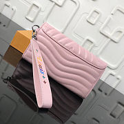 LV NEW WAVE LONG pink Wallet M63298 19x10.5x2cm - 5