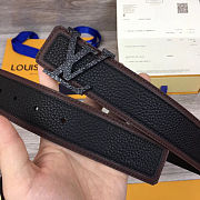 LV belt M0031 black 4.0cm - 1