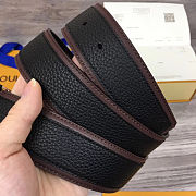 LV belt M0031 black 4.0cm - 5