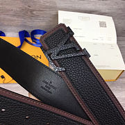 LV belt M0031 black 4.0cm - 4