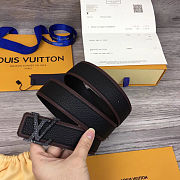 LV belt M0031 black 4.0cm - 2