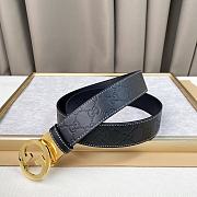 GUCCI Belt 231112T  gold buckle  3.8cm  - 4