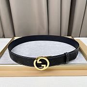 GUCCI Belt 231112T  gold buckle  3.8cm  - 3