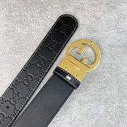 GUCCI Belt 231112T  gold buckle  3.8cm  - 2